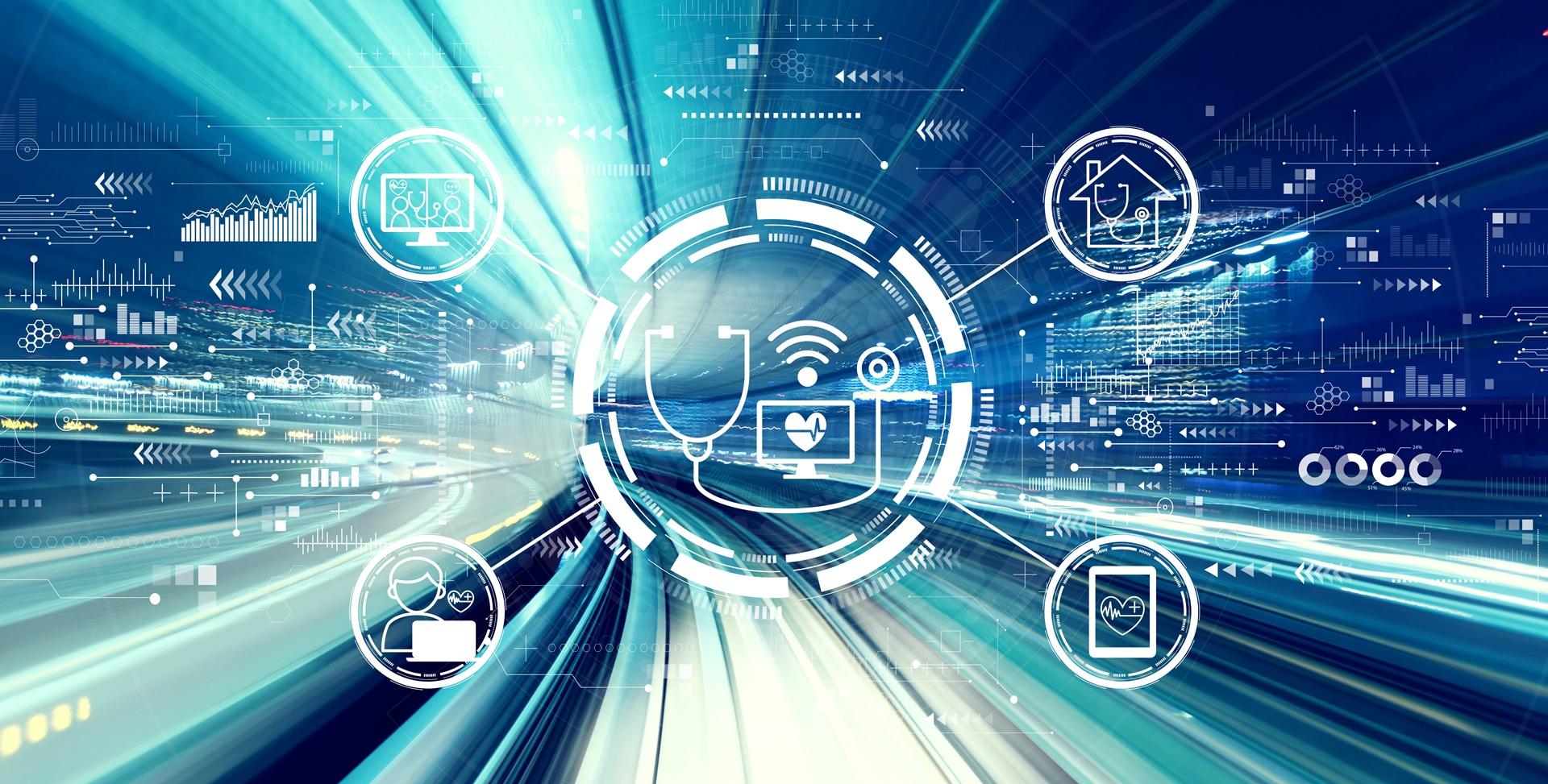 Symbole der digitalen Diagnostik im Tempo der Technik | Radiologie Köln